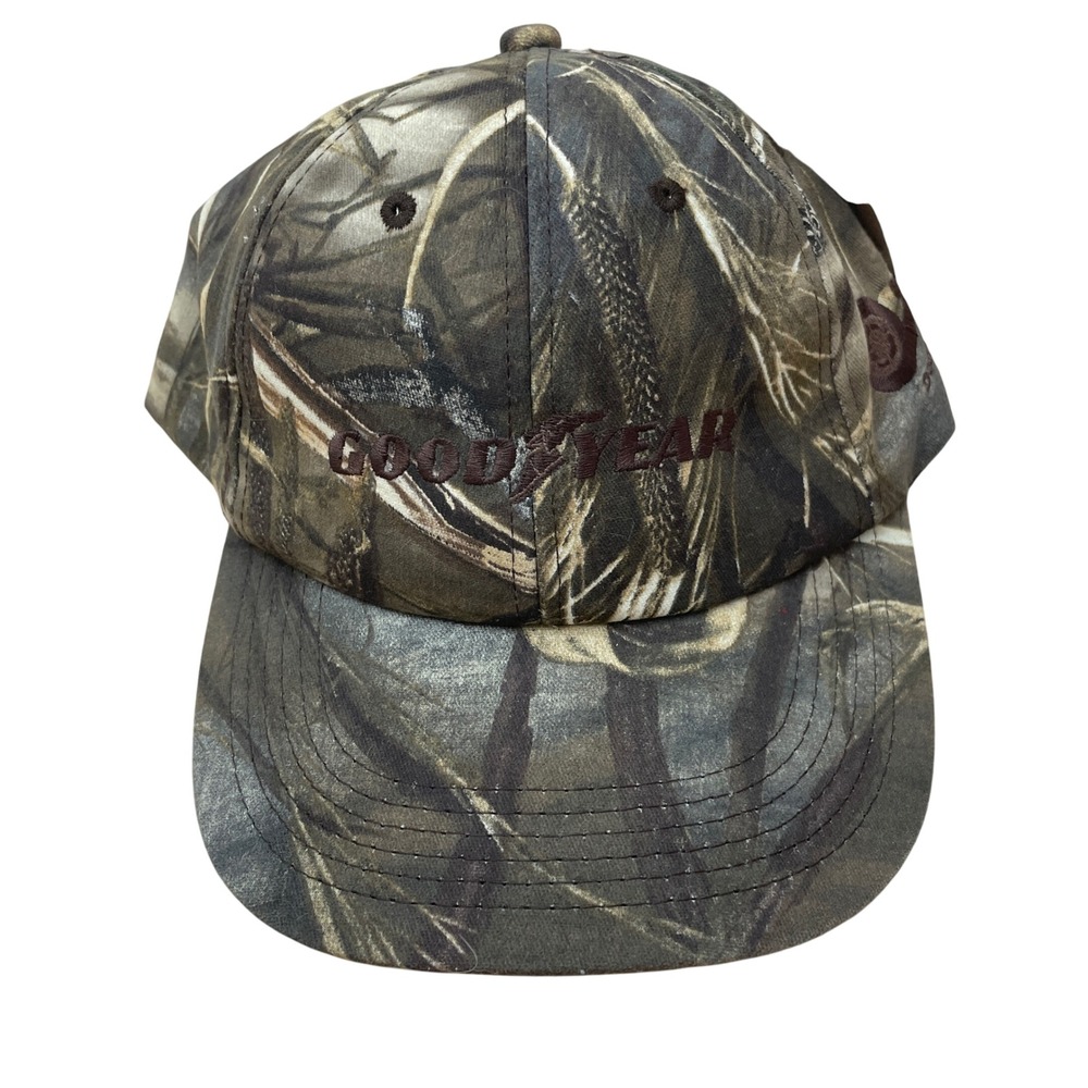 Goodyear Camo Advantage Max 4 Baseball Cap Bill Jordan The‎ Game Men NWT